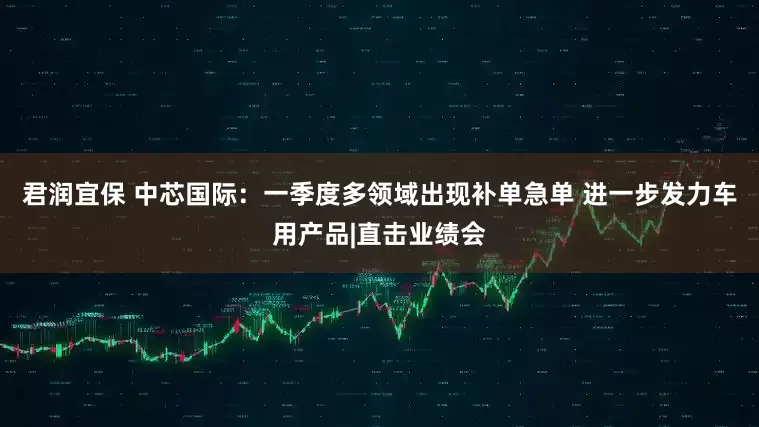 君润宜保 中芯国际：一季度多领域出现补单急单 进一步发力车用产品|直击业绩会